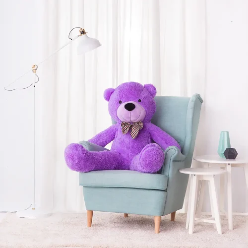 Плюшевый мишка Teddyway Popo Big Plush Teddy Bear Giant XXL, мягкая игрушка, 100 см, 39 дюймов, 3,3 фута, светло-коричневый - Teddyway