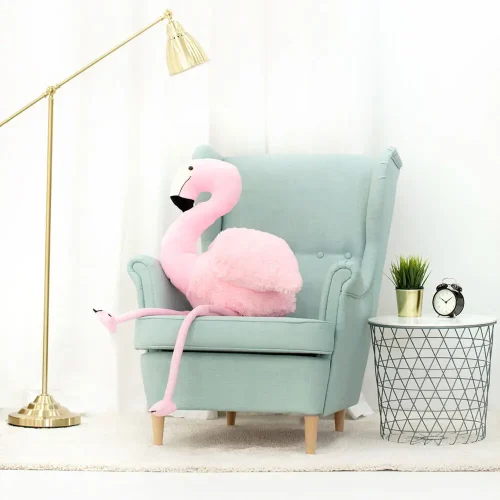 Плюшевый фламинго Teddyway Fofo Big Plush Flamingo Giant XXL, мягкая игрушка, 125 см, 49 дюймов, 4,1 фута, розовый - Teddyway