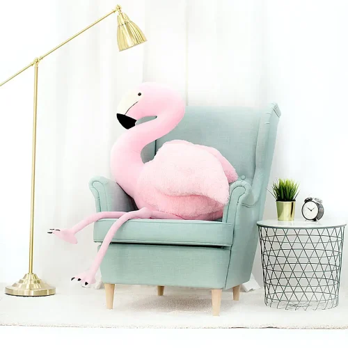 Плюшевый фламинго Teddyway Fofo Big Plush Flamingo Giant XXL, мягкая игрушка, 125 см, 49 дюймов, 4,1 фута, розовый - Teddyway
