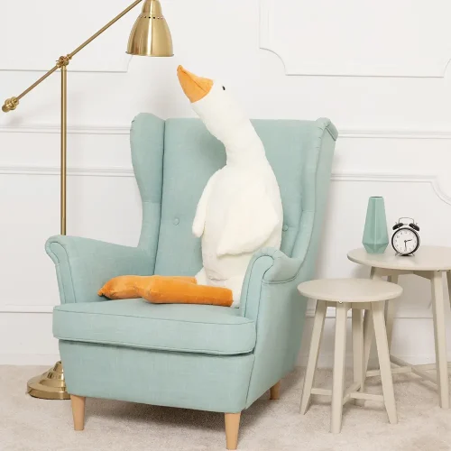 Мягкая плюшевая игрушка Teddyway Goso Goose, 90 см (35 дюймов), 2,9 фута (7,5 м), белая - Teddyway