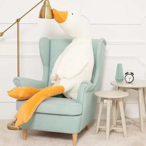 Мягкая плюшевая игрушка Teddyway Goso Goose, 90 см (35 дюймов), 2,9 фута (7,5 м), белая - Teddyway