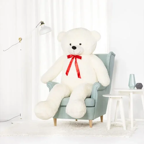 Большой плюшевый мишка Teddyway Nomo, гигантский XXL, мягкая игрушка, 100 см, 39 дюймов, 3,3 фута, темно-коричневый - Teddyway