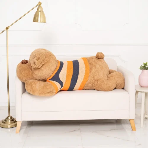 Мягкая плюшевая собачка Teddyway Dami, 70 см (27 дюймов, 2,3 фута), белая - Teddyway
