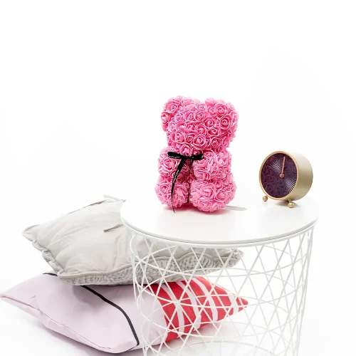 Искусственные розы Teddyway Onis Rose Teddy Bear, цветочный подарок, 25 см, 10 дюймов, 0,8 фута, красные - Teddyway