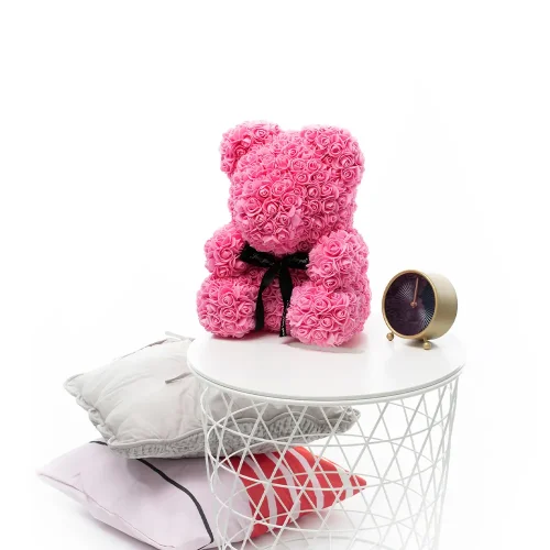 Искусственные розы Teddyway Onis Rose Teddy Bear, цветочный подарок, 25 см, 10 дюймов, 0,8 фута, красные - Teddyway